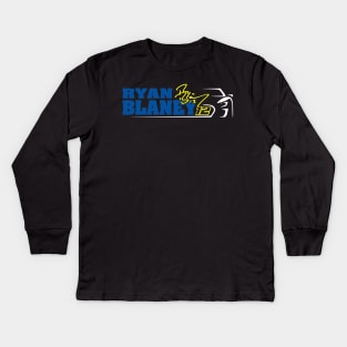 #12 Blaney Signature Car Kids Long Sleeve T-Shirt